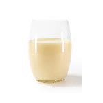 Yellow milk drink in a glass