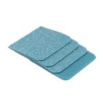 Sliced blue cheese