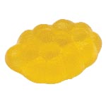 Fruit gum in the color yellow