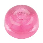 High boiled candy in the color vivid red