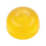 High boiled candy in the color yellow cloudy
