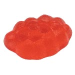 Fruit gum in the color red