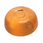 High boiled candy in the color orange