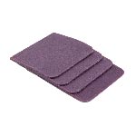 Sliced purple cheese